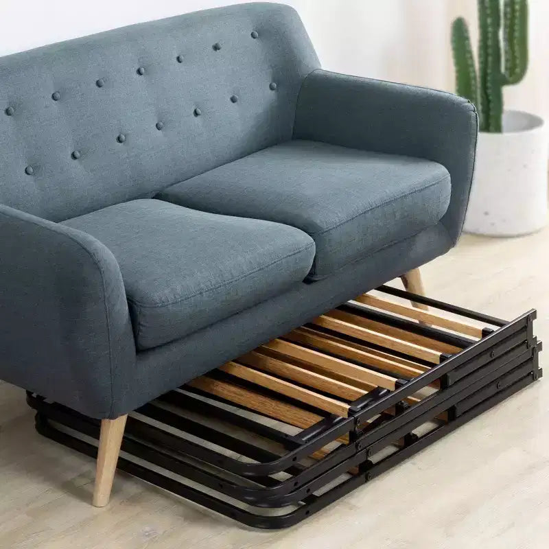 Base per Materasso SmartBase Essential con Doghe in Bambù, Nera, 14 Pollici - Zinus