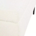 Panca contenitore media con gambe in metallo - HomePop