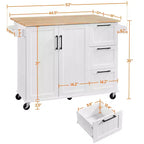 Yaheetech Carrello da Cucina Isola per Cucina con Armadietto Contenitore