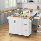 Yaheetech Carrello da Cucina Isola per Cucina con Armadietto Contenitore
