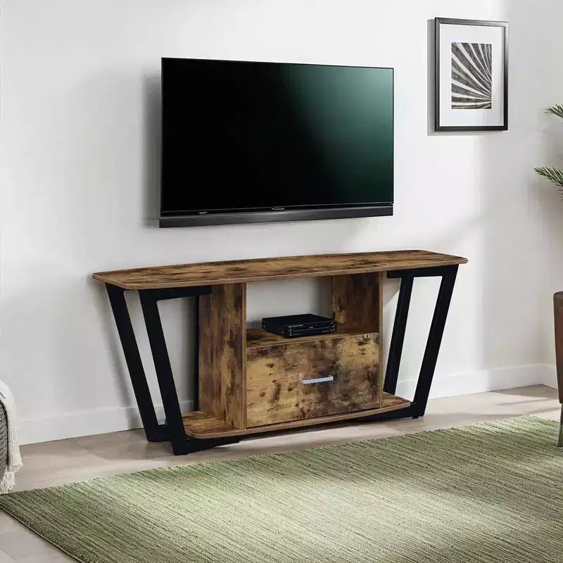 Mobile porta TV Graystone a 1 cassetto per TV fino a 60 pollici con ripiani - Breighton Home