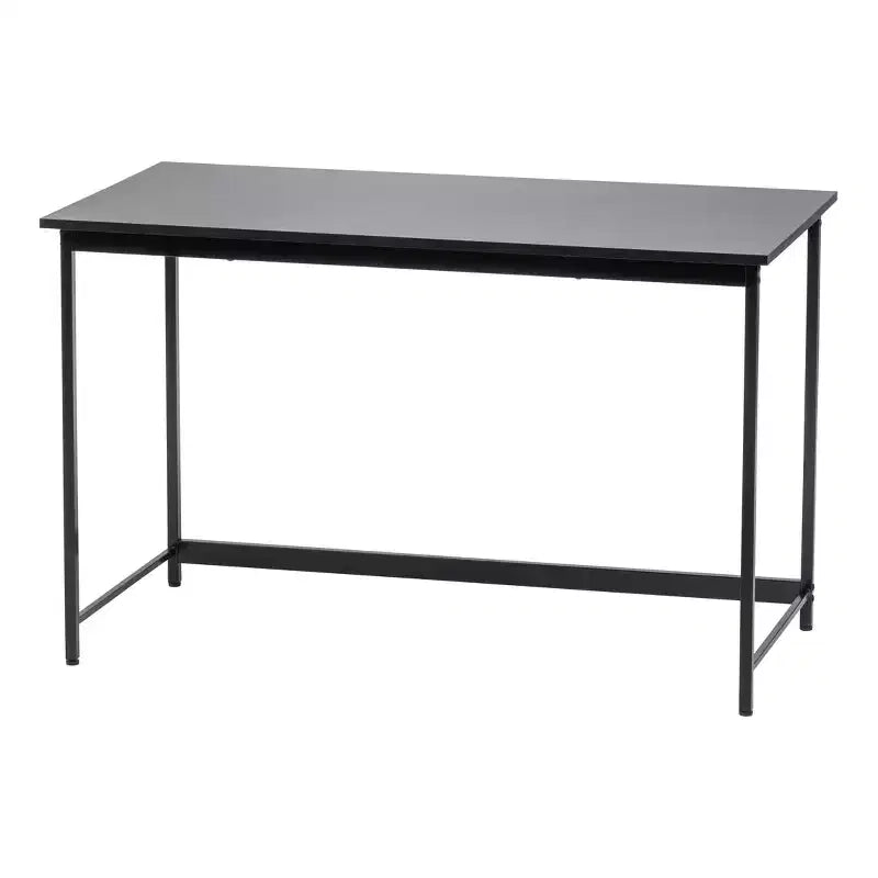 IRIS USA Simple Design, Basic Computer Desk, Laptop Table, Office Desk, Black, Study Table
