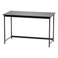 IRIS USA Simple Design, Basic Computer Desk, Laptop Table, Office Desk, Black, Study Table