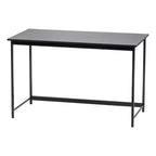 IRIS USA Simple Design, Basic Computer Desk, Laptop Table, Office Desk, Black, Study Table