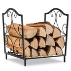 Costway 17'' Firewood Storage Rack Steel Firewood Storage Log Holder