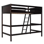 Letto a soppalco in legno per ragazzi con scaletta, struttura in legno, non è necessaria la rete a molle - ModernLuxe