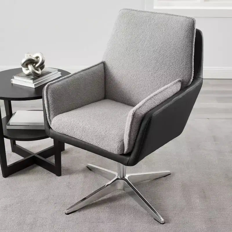 Poltrona girevole Meacham - Linon
