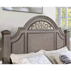 Set letto tradizionale Pennings 3 pz con 2 comodini grigi - HOMES: Inside + Out
