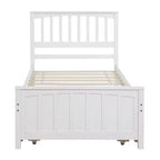 Letto a piattaforma a una piazza con letto estraibile - ModernLuxe