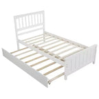 Letto a piattaforma a una piazza con letto estraibile - ModernLuxe