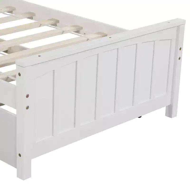 Letto a piattaforma a una piazza con letto estraibile - ModernLuxe