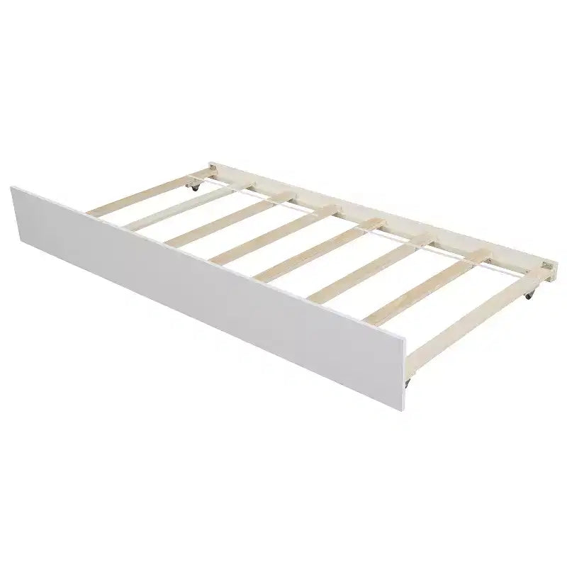 Letto a piattaforma a una piazza con letto estraibile - ModernLuxe