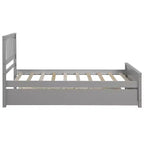 Letto a piattaforma a una piazza con letto estraibile - ModernLuxe