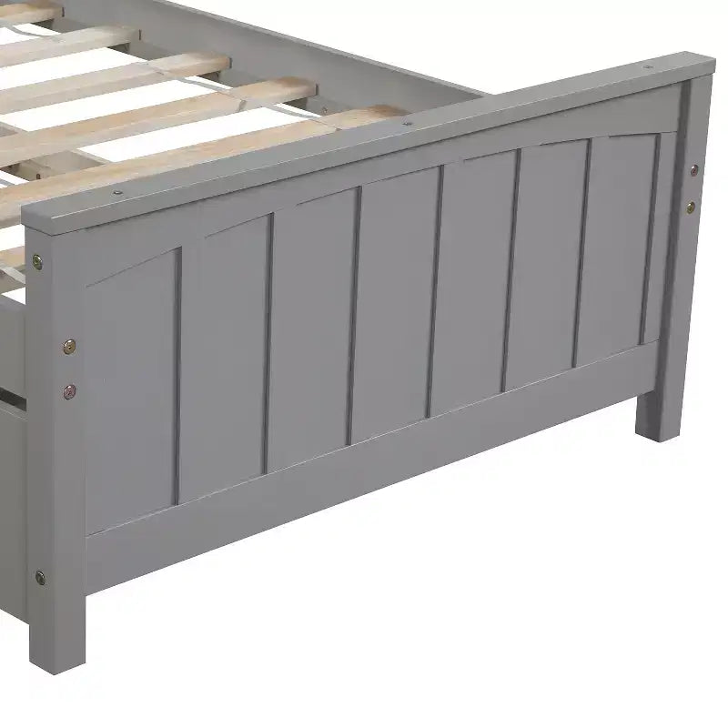 Letto a piattaforma a una piazza con letto estraibile - ModernLuxe