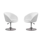 Set di 2 sedie Hopper Wool Blend regolabili in altezza - Manhattan Comfort