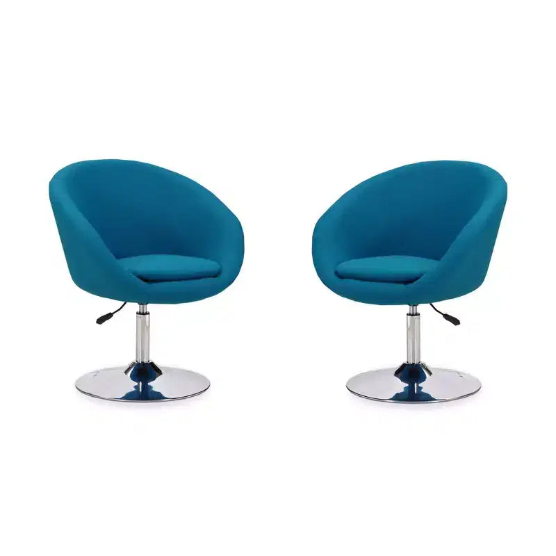 Set di 2 sedie Hopper Wool Blend regolabili in altezza - Manhattan Comfort