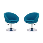 Set di 2 sedie Hopper Wool Blend regolabili in altezza - Manhattan Comfort