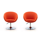 Set di 2 sedie Hopper Wool Blend regolabili in altezza - Manhattan Comfort
