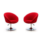 Set di 2 sedie Hopper Wool Blend regolabili in altezza - Manhattan Comfort
