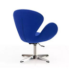 Set di 2 sedie girevoli regolabili in similpelle color lampone - Manhattan Comfort