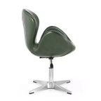 Set di 2 sedie girevoli regolabili in similpelle color lampone - Manhattan Comfort