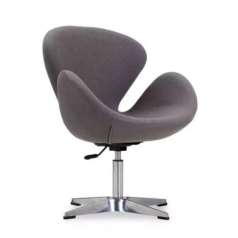 Set di 2 sedie girevoli regolabili in similpelle color lampone - Manhattan Comfort