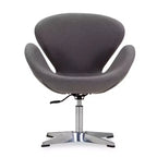 Set di 2 sedie girevoli regolabili in similpelle color lampone - Manhattan Comfort