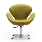 Set di 2 sedie girevoli regolabili in similpelle color lampone - Manhattan Comfort