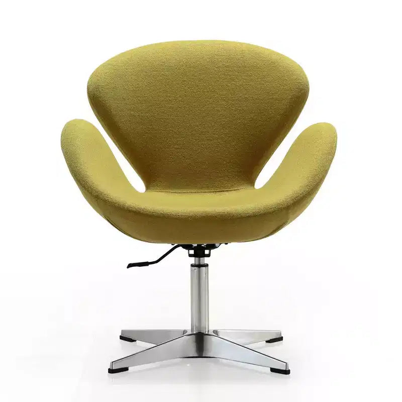Set di 2 sedie girevoli regolabili in similpelle color lampone - Manhattan Comfort