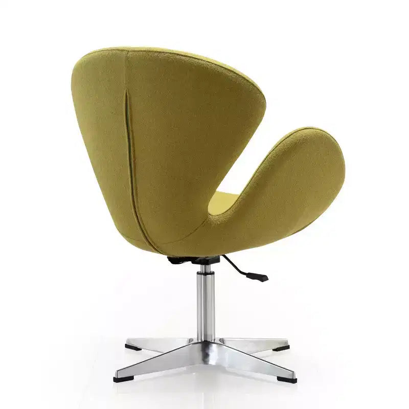Set di 2 sedie girevoli regolabili in similpelle color lampone - Manhattan Comfort