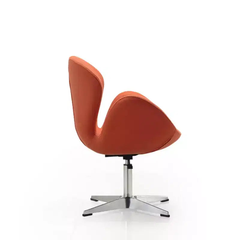Set di 2 sedie girevoli regolabili in similpelle color lampone - Manhattan Comfort