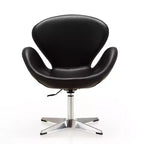 Set di 2 sedie girevoli regolabili in similpelle color lampone - Manhattan Comfort