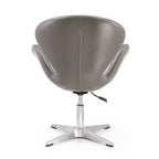Set di 2 sedie girevoli regolabili in similpelle color lampone - Manhattan Comfort