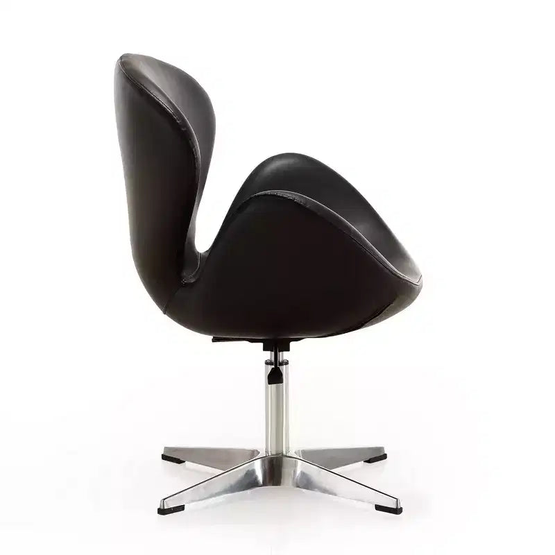 Set di 2 sedie girevoli regolabili in similpelle color lampone - Manhattan Comfort