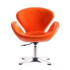 Set di 2 sedie girevoli regolabili in similpelle color lampone - Manhattan Comfort