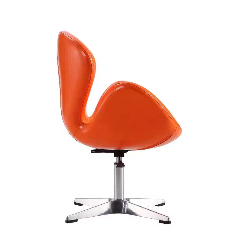 Set di 2 sedie girevoli regolabili in similpelle color lampone - Manhattan Comfort
