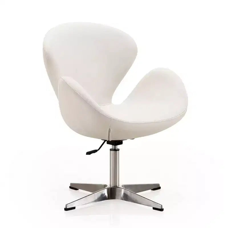 Set di 2 sedie girevoli regolabili in similpelle color lampone - Manhattan Comfort