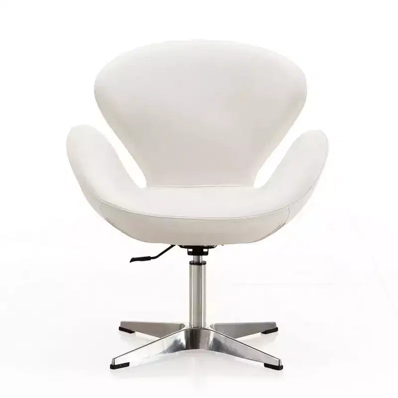 Set di 2 sedie girevoli regolabili in similpelle color lampone - Manhattan Comfort