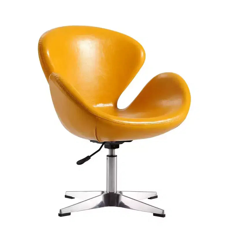 Set di 2 sedie girevoli regolabili in similpelle color lampone - Manhattan Comfort