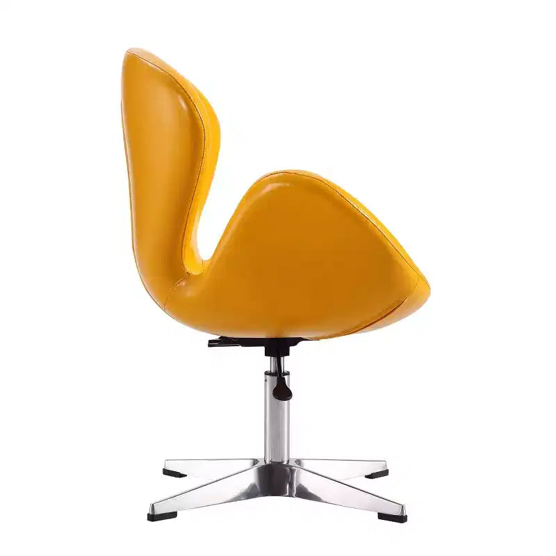 Set di 2 sedie girevoli regolabili in similpelle color lampone - Manhattan Comfort