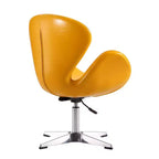 Set di 2 sedie girevoli regolabili in similpelle color lampone - Manhattan Comfort