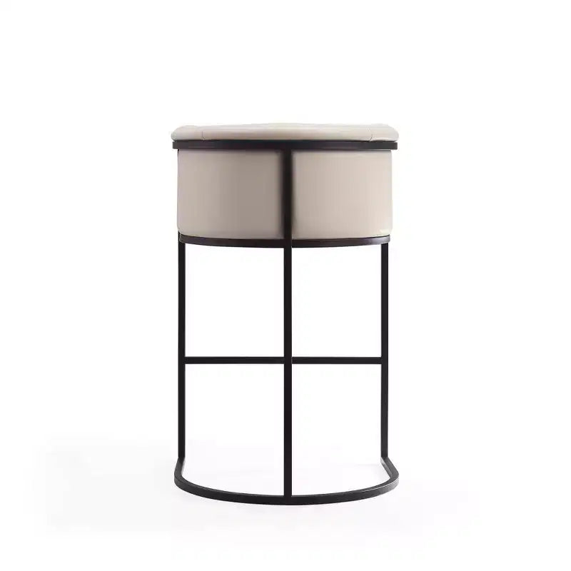 Set di 2 sgabelli da bar in metallo imbottiti Cosmopolitan - Manhattan Comfort
