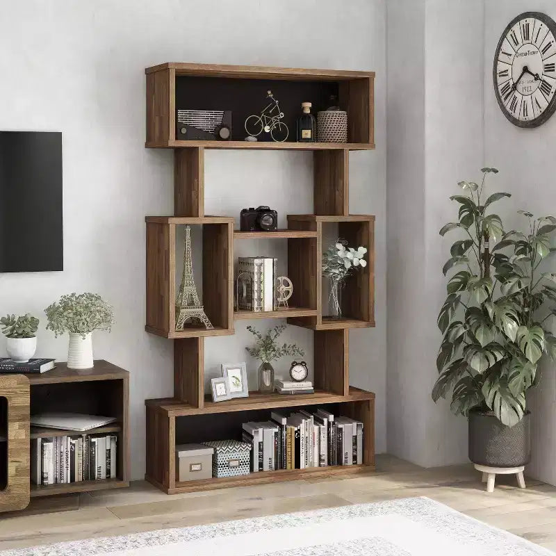 Libreria a 70 ripiani multipli Gerron - miBasics