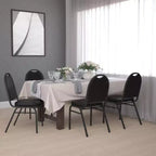 Flash Furniture Serie HERCULES Set di 4 sedie impilabili per banchetti, con schienale a cupola, capacità di 227 kg, con telaio in metallo, per uso commerciale