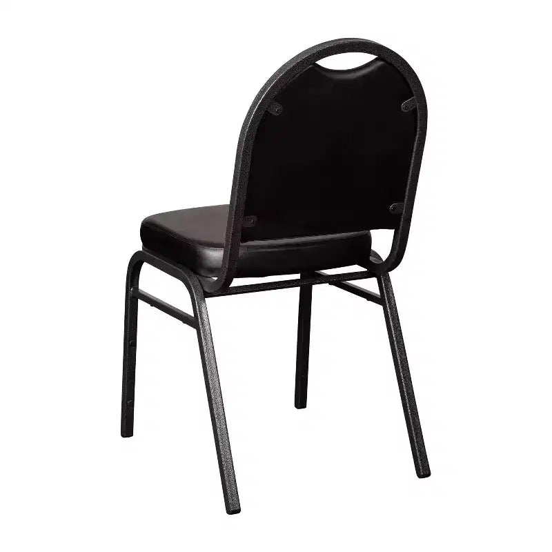 Flash Furniture Serie HERCULES Set di 4 sedie impilabili per banchetti, con schienale a cupola, capacità di 227 kg, con telaio in metallo, per uso commerciale