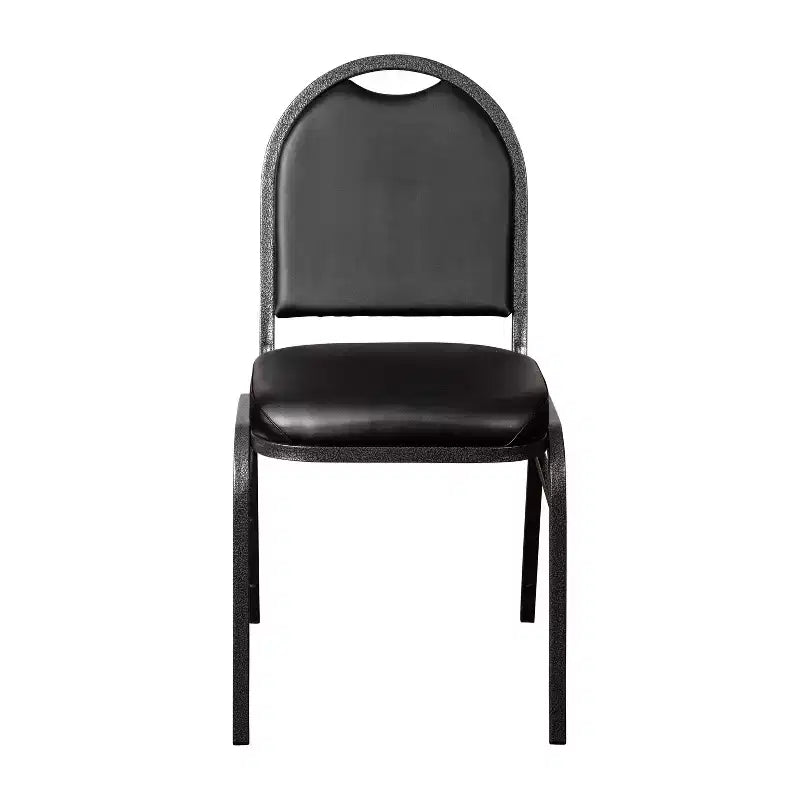 Flash Furniture Serie HERCULES Set di 4 sedie impilabili per banchetti, con schienale a cupola, capacità di 227 kg, con telaio in metallo, per uso commerciale