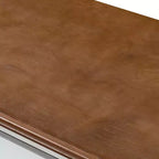 Credenza tradizionale Rick a 3 cassetti larga 58'' con gambe in legno massello | KARAT HOME