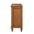 Credenza tradizionale Rick a 3 cassetti larga 58'' con gambe in legno massello | KARAT HOME