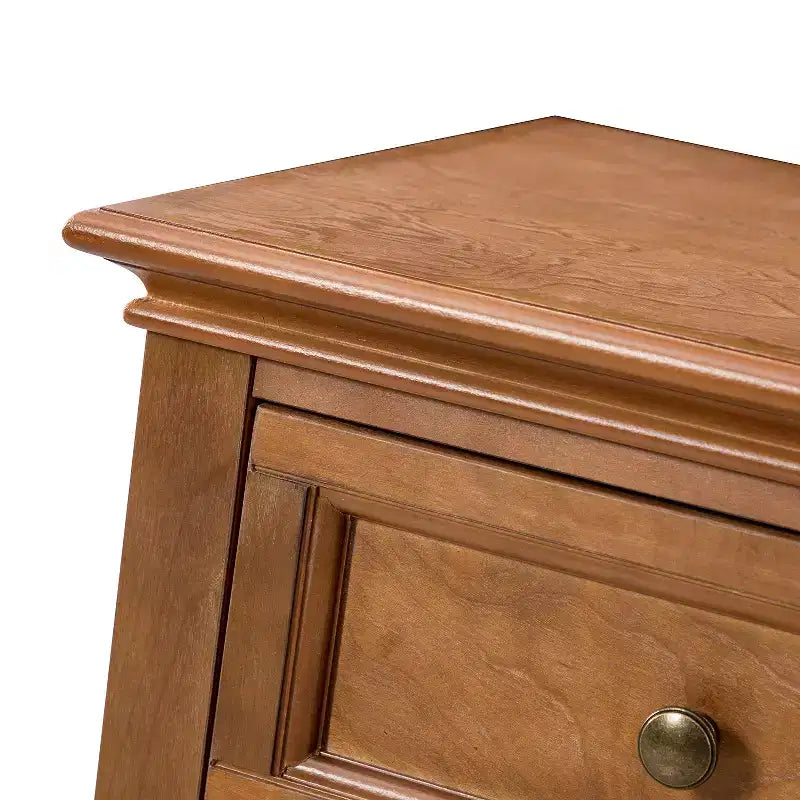 Credenza tradizionale Rick a 3 cassetti larga 58'' con gambe in legno massello | KARAT HOME