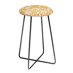 ThirtyOne Illustrations Wildflowers Counter Height Barstool - Deny Designs